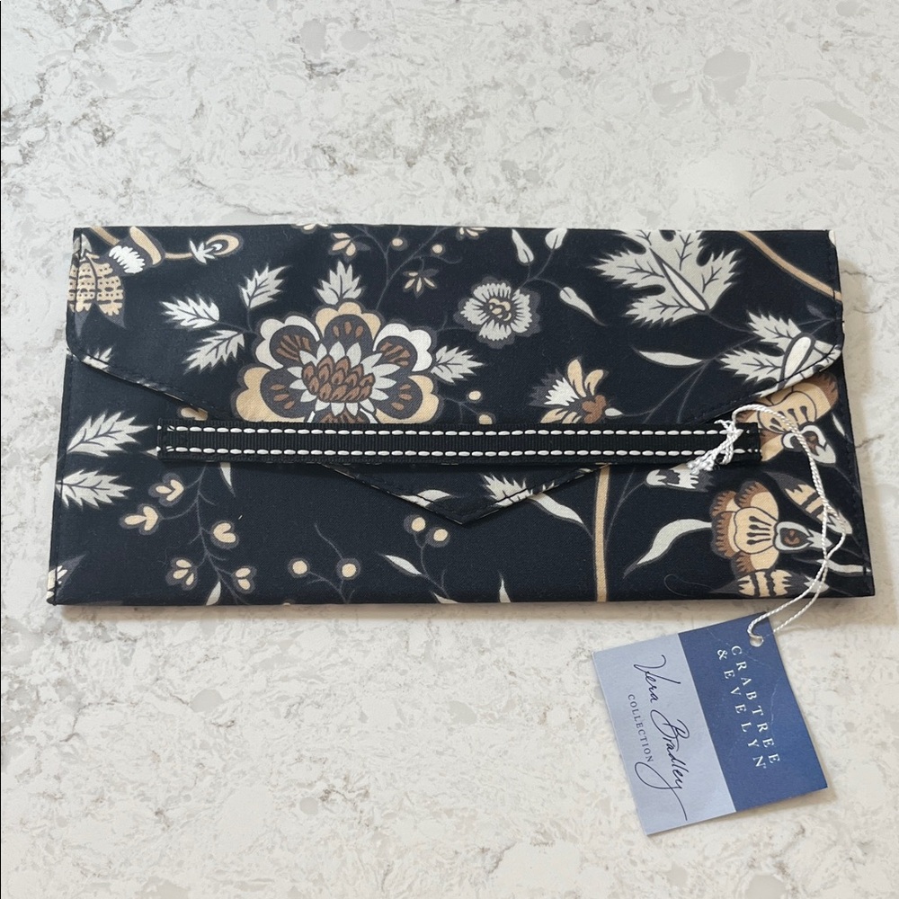 NWT Vera Bradley Crabtree and Evelyn Collection  Envelope Clutch.